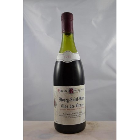 Morey Saint Denis Clos des Ormes Georges Lignier 1985